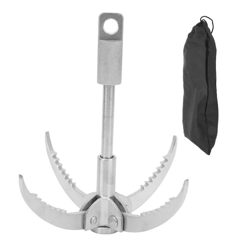 Grappling Hook 4 Folding Claw 868g 1.5cm Silver 1