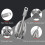 Grappling Hook 4 Folding Claw 868g 1.5cm Silver 5