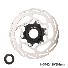 Disco de freno Centerlock ZTTO 140/160/180/203mm, plateado