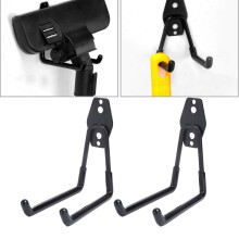 Multipurpose Garage Wall Hooks 2 Pack Sturdy Metal Storage Hangers 16.5cm Size