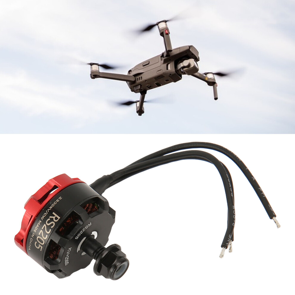 Rs2205 Brushless Motor 2300Kv For Fpv Racing Drones Black 4691389468459