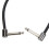 Cavo patch per chitarra pedale 30 cm metallo nero 8