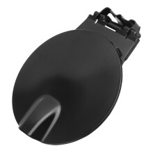 Tapa de llenado del tanque de combustible 10385417 negro redondo de hierro