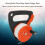 Carrete de buceo para dedo, 46 m, Naranja Pro 6