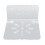 3pcs Acrylic Small Wall Shelf 252g 10x10x5cm Clear 10
