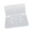 3pcs Acrylic Small Wall Shelf 252g 10x10x5cm Clear 14