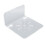 3pcs Acrylic Small Wall Shelf 252g 10x10x5cm Clear 16
