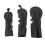 Rotatable Label 3-Size PU Club Black 8.5oz 8