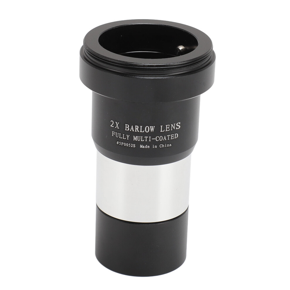 2X Fully Multi-Coated Aluminum 1.25In Barlow Lens For Telescopes 7891391055884