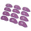 12Pcs Purple Golf Iron Head Covers Set Numbers 8
