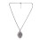 Portrait Pendant Silver 40mm Titanium Steel 2
