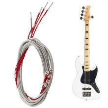 Steel Bass Strings 5Pcs Kit for Guitar Beginners Bright Tone and Long Lasting