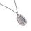 Portrait Pendant Silver 40mm Titanium Steel 7