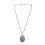 Portrait Pendant Silver 40mm Titanium Steel 8
