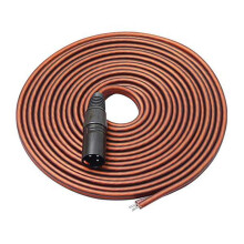 5X XLR Lautsprecher Kabel, Blankes Lautsprecher Kabel auf XLR Stecker, Vergoldeter 3 Pin XLR Stecker Verbinder, Ersatz Zubehör Teile Audio Kabel,