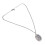 Portrait Pendant Silver 40mm Titanium Steel 10