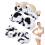 (C) Plush Ears Headband for Costume Party 2