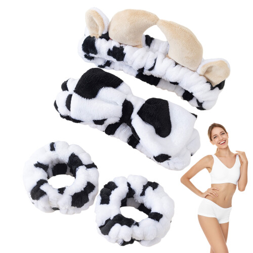 (C) Plush Ears Headband for Costume Party 1