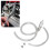 Flexible Brake Bleeder Hose Kit for Motorcycle Clutch with Check Valve 16