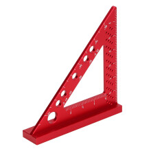 Aluminum 90 Carpenter Rafter Square Protractor 9.5x9.2cm
