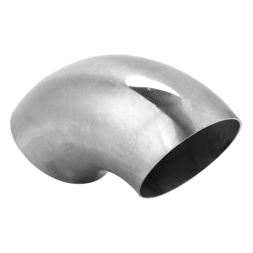 3In Ultra Tight Radius 90 Stainless Steel Exhaust Elbow, Seamless 9411392542299
