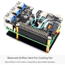 PCIe to M.2 4G/5G and USB 3.2 HAT Compatible with SIMCom/Quectel 4G/5G Modules,PCIe Expansion Board for Raspberry Pi 5