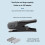 Ergonomic 20-Sheet Office Stapler, Black, 44mm 5