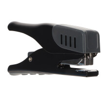 Ergonomic 20-Sheet Office Stapler, Black, 44mm