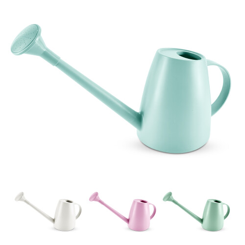 Keplin 1.8L Plastic Plants Watering Can with Plastic Sprinkler, Light Blue