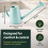 Keplin 1.8L Plastic Plants Watering Can with Plastic Sprinkler, Light Blue 3