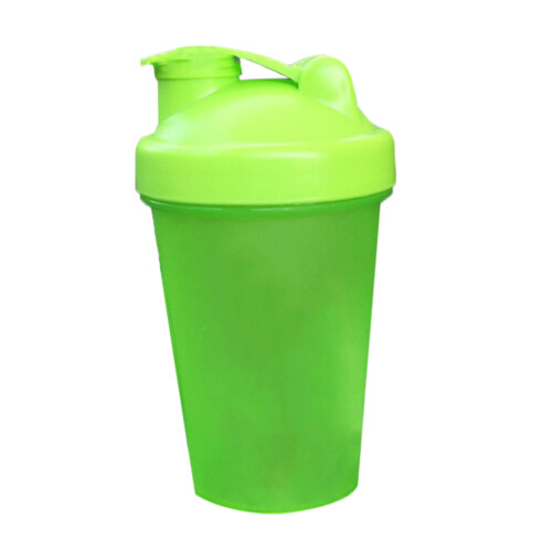 500 ml grüner PP Proteinpulver-Shaker mit Edelstahlkugel 1