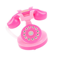 4Pièces Téléphone Vintage Jouet Plastique Pour Jeux Enfants Rose