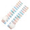 Blue Long Square Press-On Nails Kit for Women 5