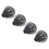 4Pcs Silicone Sphere Ice Molds, 6cm Diameter for Cocktails 1