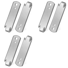 Set mit 6 Drahtwickelklemmen, rostbeständiges Werkzeug aus verzinktem Eisen für den Zaunbau, effizientes Aufwickeln von Stacheldraht für Viehzäune