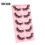 (9D308) 5 Pairs Thick False Eyelashes for Party Wedding 2
