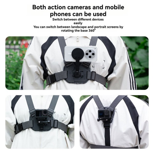 Quick-Release Vest Strap for  Osmo/Action Kit for  Action Camera Personal Perspective Shooting Vest Strap