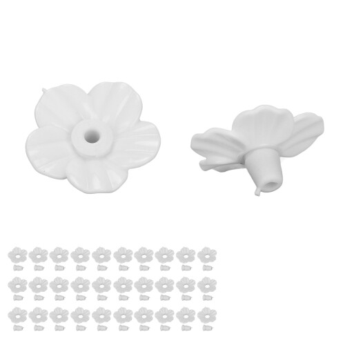 Hummingbird Feeder Flowers Plastic Set of30 1