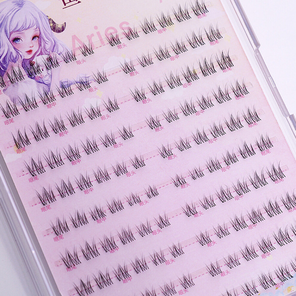 Phui-Pet-Supplies Waterproof C Curl Eyelash Clusters For Diy Makeup