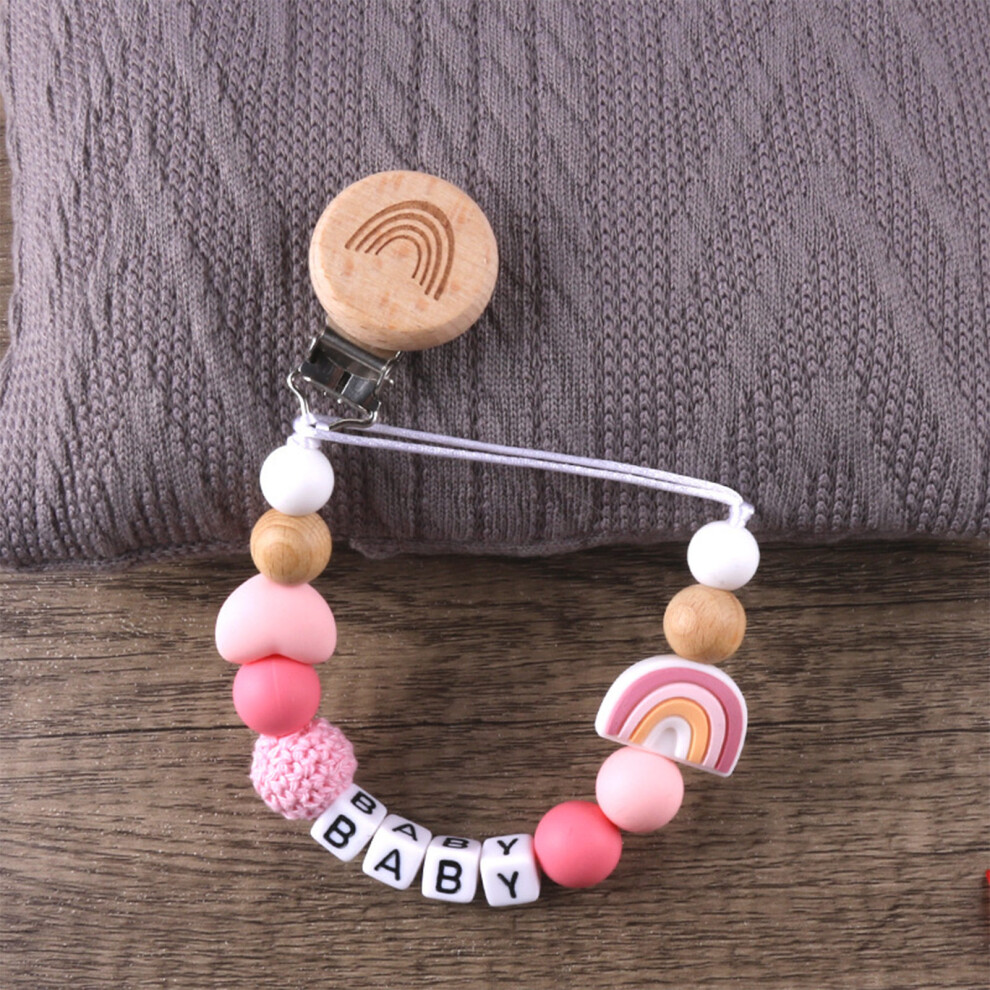 Roc-Electron (5) Silicone Pacifier Clip For Babies - Anti-Drop