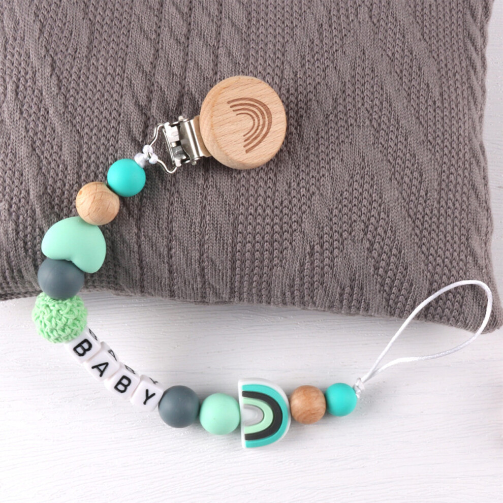 Roc-Electron (6) Silicone Pacifier Clip For Babies - Anti-Drop