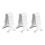 3Pcs Eyelash Curler ABS Plastic Easy Hold Portable 2