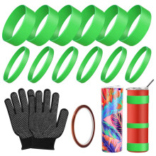 Silicone Bands for with Transfer Tapes Sublimation Accessories for Mug Press Machine Wrap Bundle Tumber in Oven