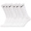 Nike (UK 8-11, White (6PK)) Nike Socks Everyday 1