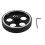 300mmX8mmX18mm Industrial Aluminum Rubber Measuring Encoder Meter Wheel for Industrial Encoder Encoder 3