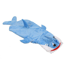 Großes Blaues 4XL Haustier-Fischkostüm Weiches Fleece Halloween-Cosplay für Hunde