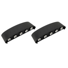 2 piezas Aplique de pared ascendente y descendente 10 LED Luz cálida Aluminio