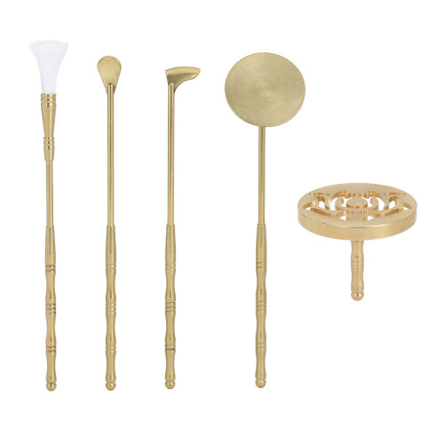 Brass Incense Making Kit: Mold Tool Set & Press 1