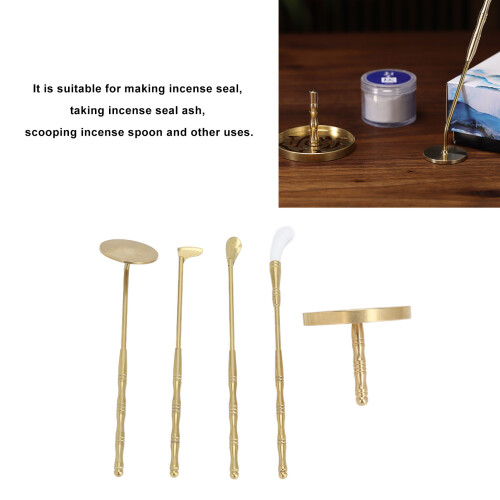 Brass Incense Making Kit: Mold Tool Set & Press 2