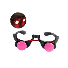 Halloween Horror Red Eye Glasses Props Funny Personality Scary Horror Glasses Party Tricky Eyes Cosplay Prop Glow In The Dark